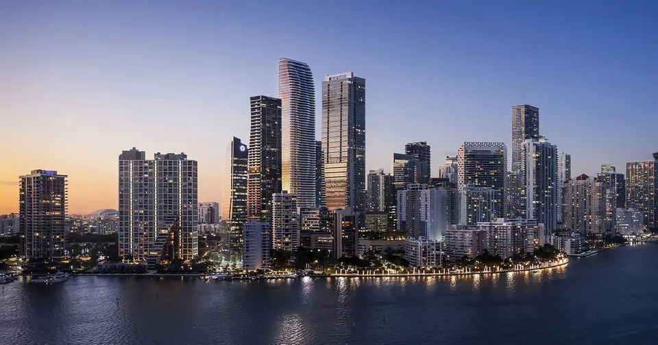 Aerial view — The Residences at 1428 Brickell in Brickell
