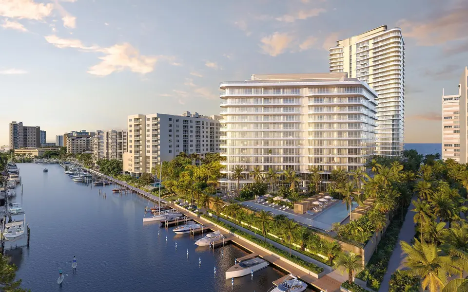 Aerial view — The Ritz Carlton Residences® Pompano Beach in Fort Lauderdale