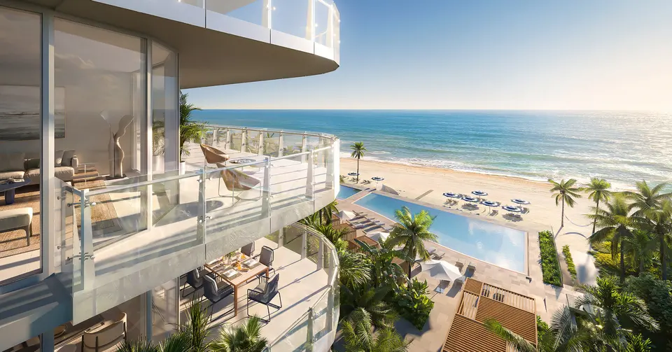 Living room — The Ritz Carlton Residences® Pompano Beach in Fort Lauderdale