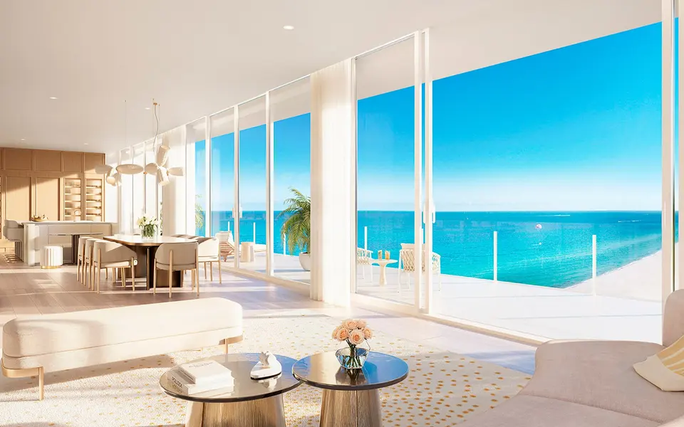 Living room — The Ritz Carlton Residences® South Beach in Miami Beach