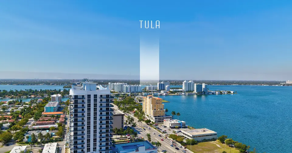 Aerial view — Tula Residences North Bay Village in Miami Beach