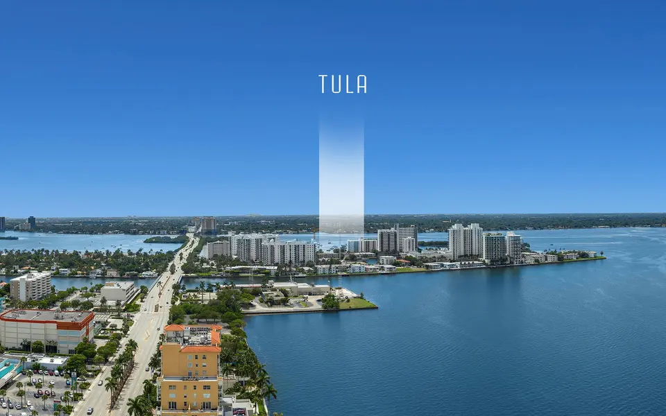 Aerial view — Tula Residences North Bay Village in Miami Beach