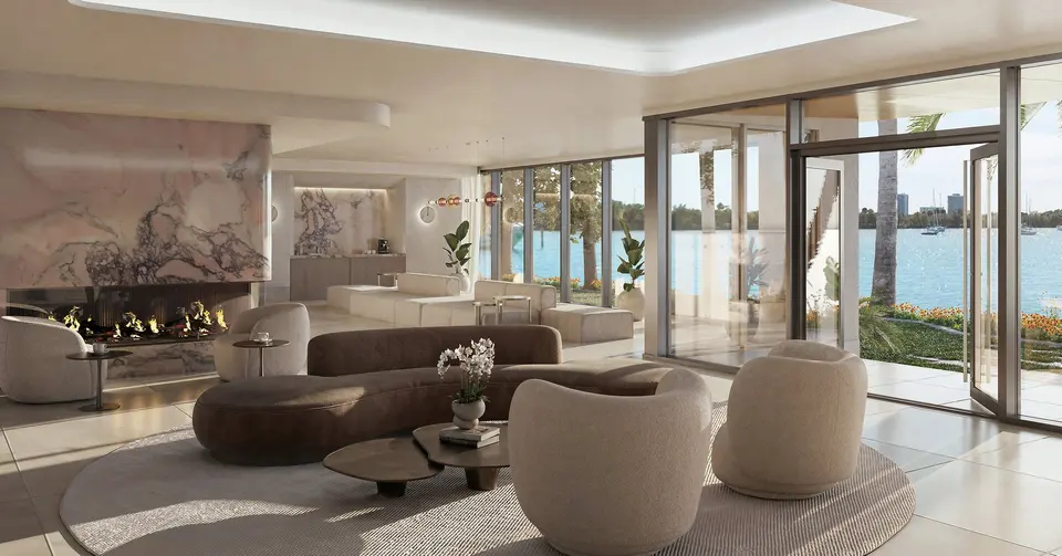 Living room — Tula Residences North Bay Village in Miami Beach