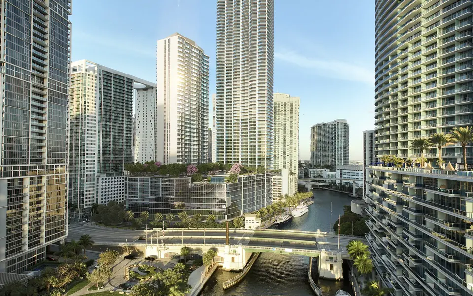 Aerial view — Viceroy Brickell in Brickell