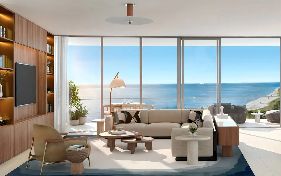 Living room — W Pompano Beach Hotel & Residences in Fort Lauderdale