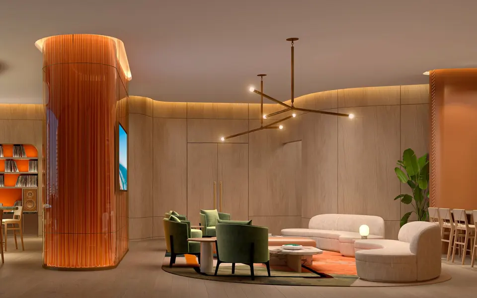 Living room — W Pompano Beach Hotel & Residences in Fort Lauderdale