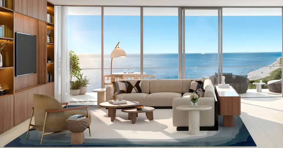 Living room — W Pompano Beach Hotel & Residences in Fort Lauderdale