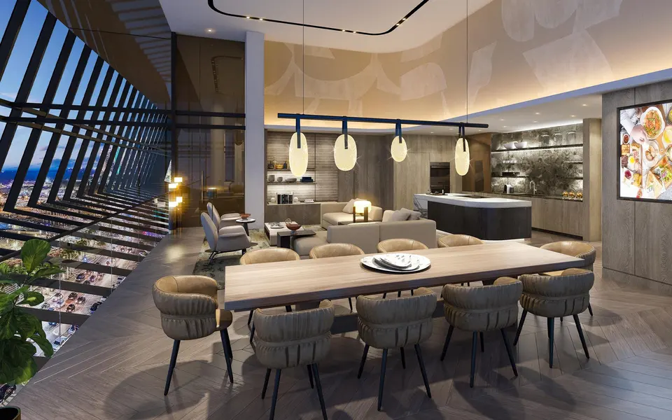 Dining room — Waldorf Astoria Residences Downtown Miami in Miami