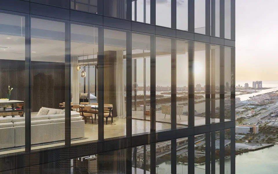 Living room — Waldorf Astoria Residences Downtown Miami in Miami