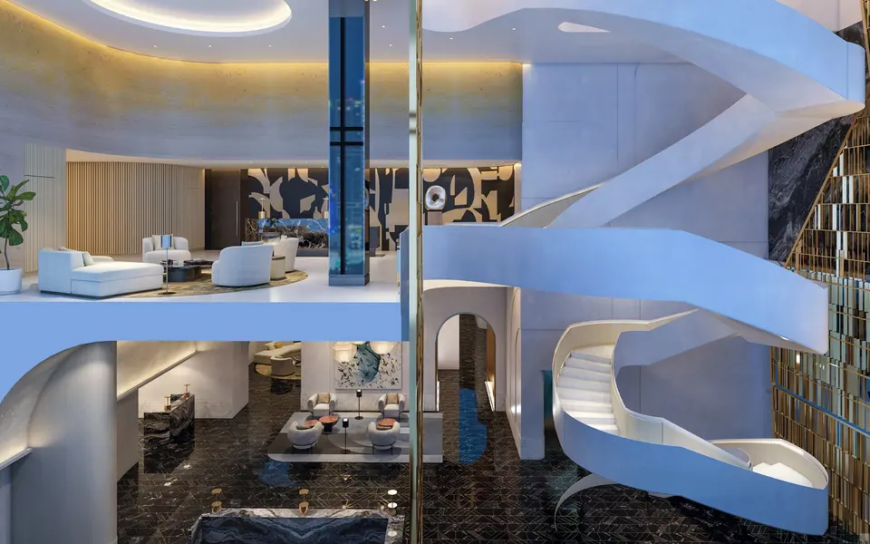Lobby — Waldorf Astoria Residences Downtown Miami in Miami